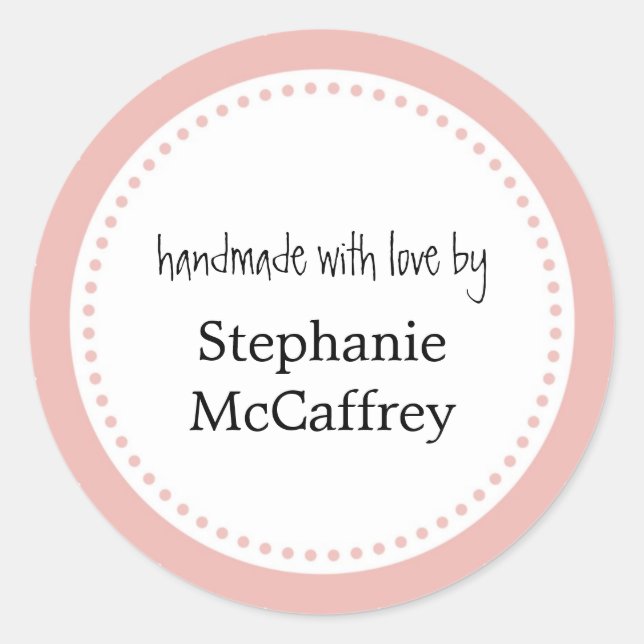 Partida de etiqueta de personalizado hecha a mano  (Anverso)