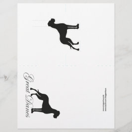 Partida especial de las tarjetas Great Dane