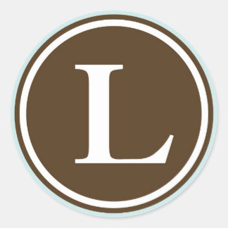Partida inicial del sello de la letra del círculo