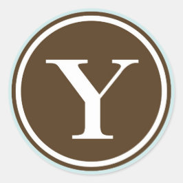 Partida inicial del sello de la letra del círculo