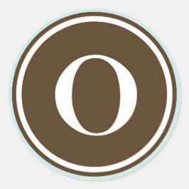 Partida inicial del sello de la letra del círculo