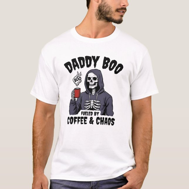Partidarios de Papi Boo Halloween con camisetas (Anverso)