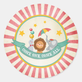 Partido Circus Favorece las etiquetas Sello para s