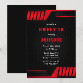 Partido de cumpleaños 16 invitaciones al dulce neg