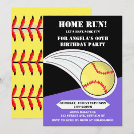 Partido de cumpleaños de Black Home Run Softball
