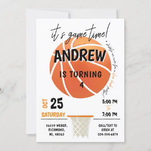 Partido de cumpleaños de la invitación personal al
