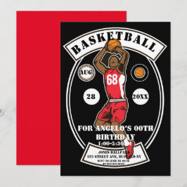 Partido de Cumpleaños del Baloncesto Rojo Negro in