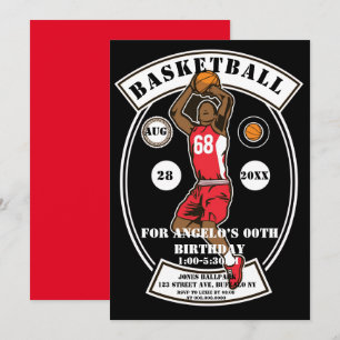 Partido de Cumpleaños del Baloncesto Rojo Negro in
