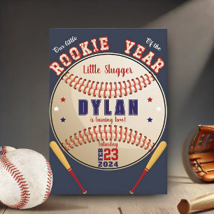 Partido de Cumpleaños del Béisbol Invitación a c