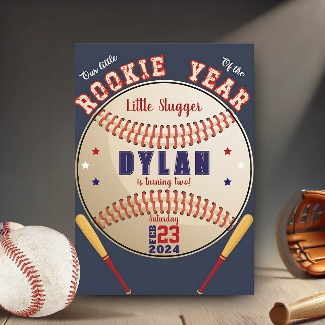 Partido de Cumpleaños del Béisbol | Invitación a c (Subido por el creador)