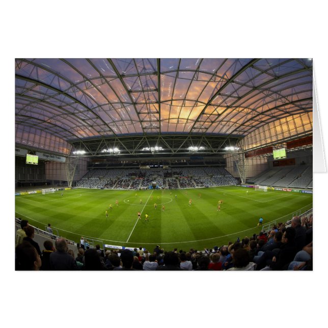 Partido de fútbol, Forsyth Barr Stadium, Dunedin (Anverso (Horizontal))