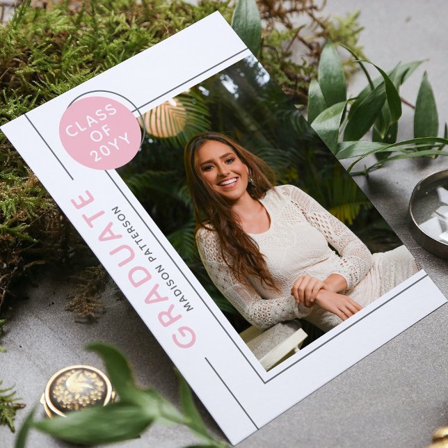 Partido de Graduación de Fotografías Gris Rosa con (Subido por el creador)