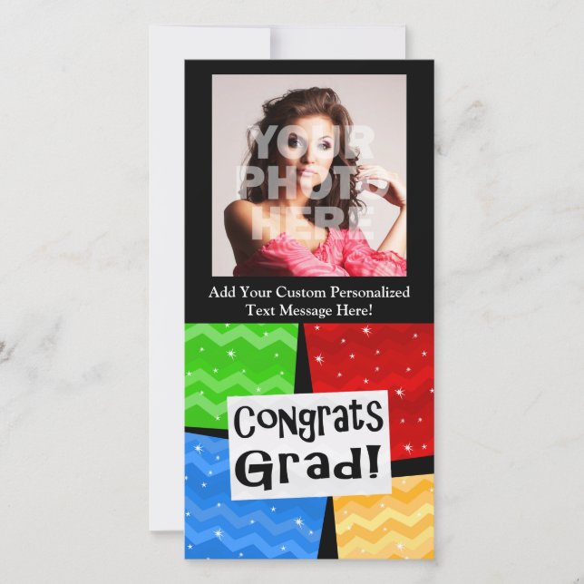 Partido de Graduación Multicolor Grad Festive (Anverso)