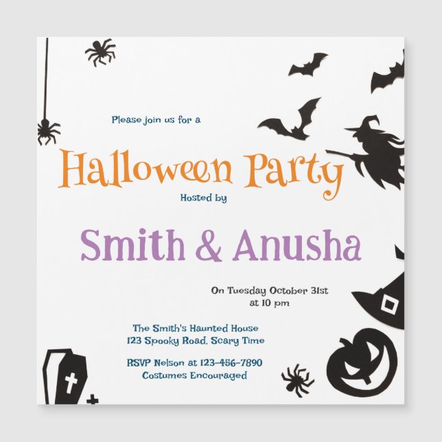 Partido de Halloween para Adultos de Innovación (Anverso)