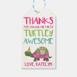 Partido de la Tortuga Rosa favorece las etiquetas 