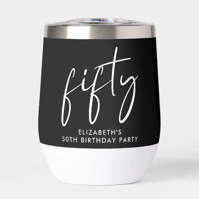 Partido de los 50 Años de Blanco Negro moda (Frente)