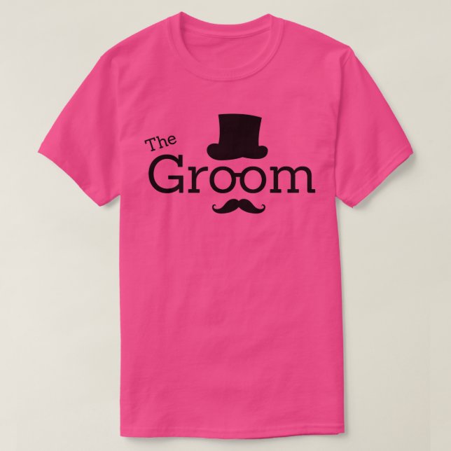 Partido del bachiller de la camiseta Groom (Diseño del anverso)