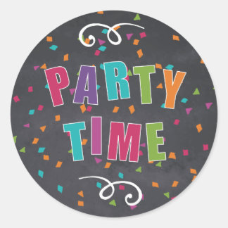 Partido del Cumpleaños de los Niños - Pegatina