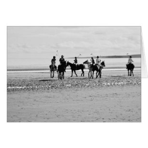 Partido del Polo St Andrews West Sands Beach B&W P