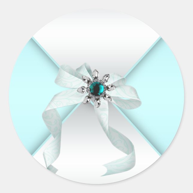 Partido del Sello para sobres Azul Verde azulado b (Anverso)