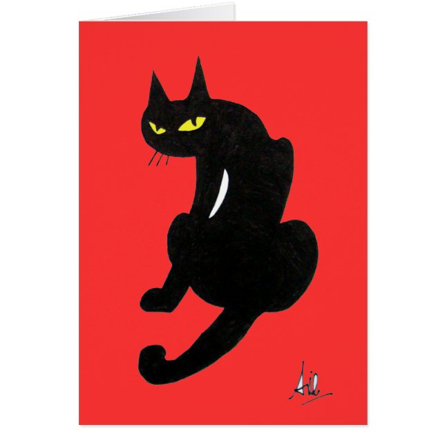 PARTIDO HALLOWEEN DE CAT EN NEGRO (Frente)