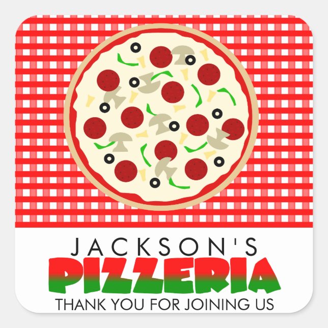 Partido Pizzeria Pizza favorece a los Pegatinas (Anverso)