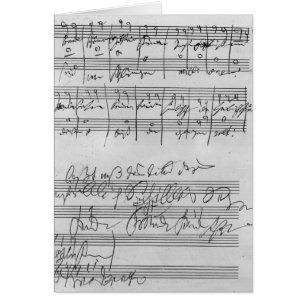 Partitura musical manuscrita