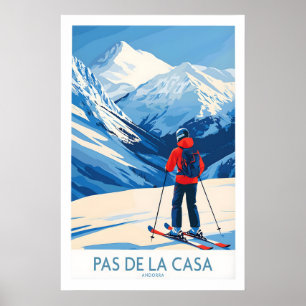 Pas de la Casa Andorra Impresión Pirineos Esquí