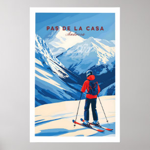 Pas de la Casa Grandvalira Impresión de esquí Depo