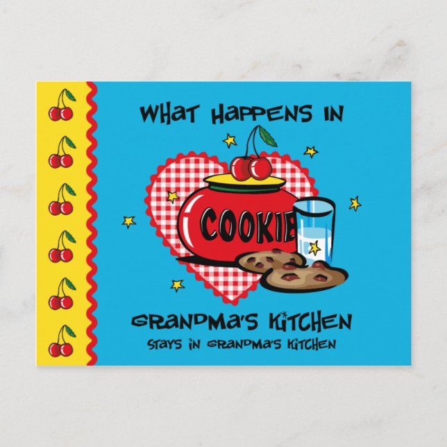 Pasa en la tarjeta de recetas de cocina de la abue (Anverso)