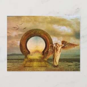 Pasaje a la tarjeta postal de India