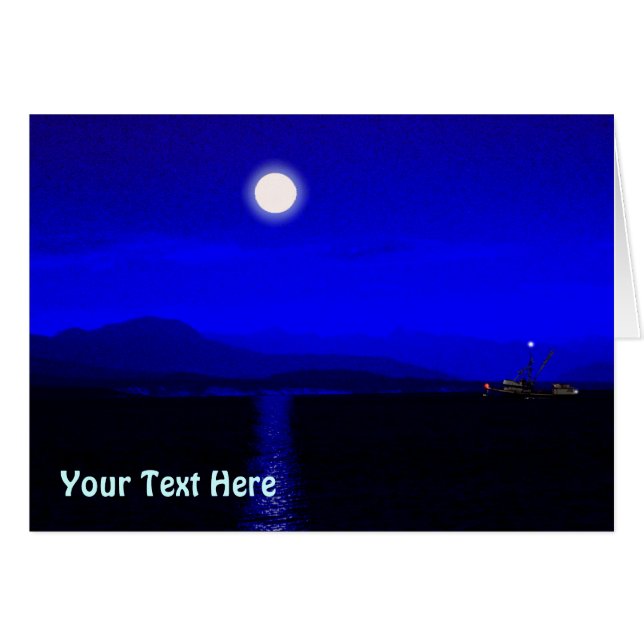 Pasaje con luz de la luna (Anverso (Horizontal))