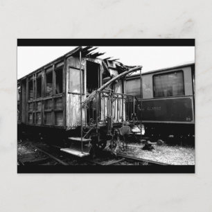 Pasajero De Madera Abandonado Carro Postal Le Mast