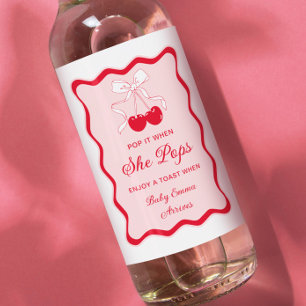 Pásalo cuando le haga un brindis a Cherry Baby Sho