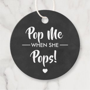 Pásame Cuando Se Pops, Etiqueta De Baby Shower, Ca