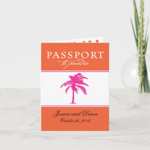 Pasaporte de Boda Invitación a México