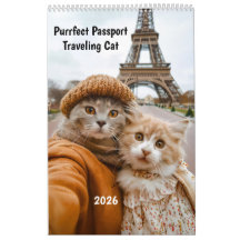 Pasaporte Purrfecto – Calendario de Gatos Viajeros