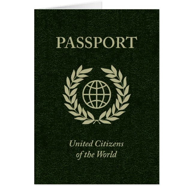 pasaporte verde (Frente)