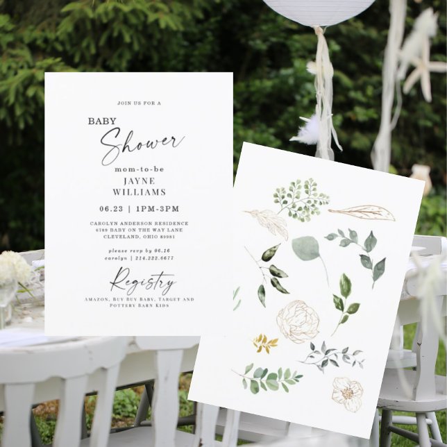 Pasar a la invitación de Baby Shower a la escena (Subido por el creador)