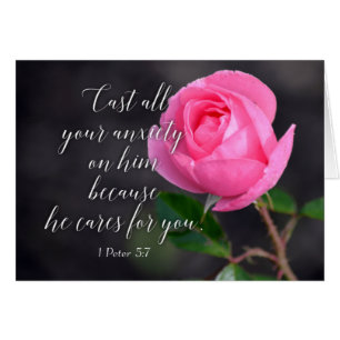 Pasar toda tu ansiedad Biblia Cristiana Verse Prai