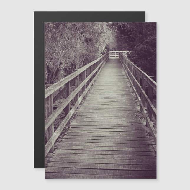 Pasarela de madera vieja (Anverso/Reverso)