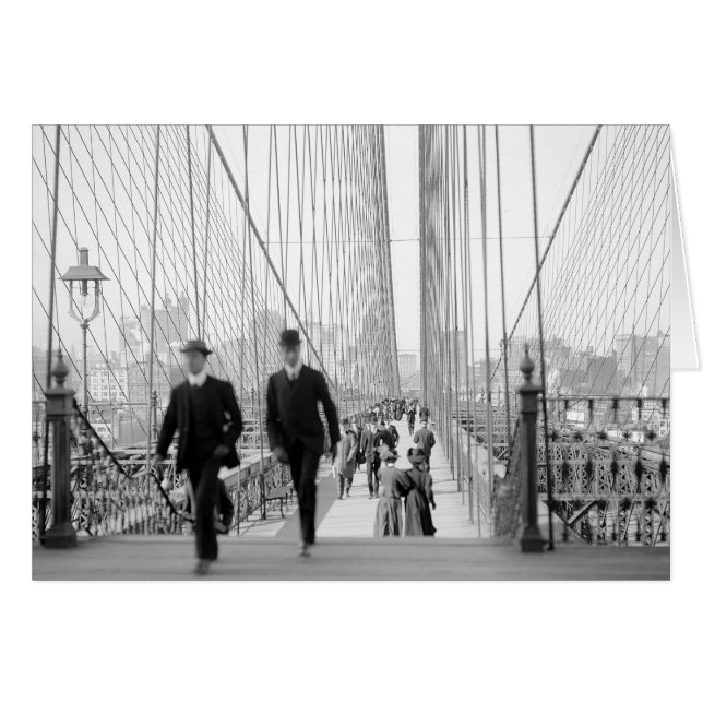 Pasarela del Puente de Brooklyn, 1905 (Anverso (Horizontal))