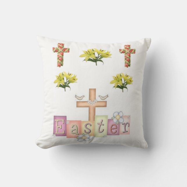 Pascua de Cojín decorativo (Anverso)