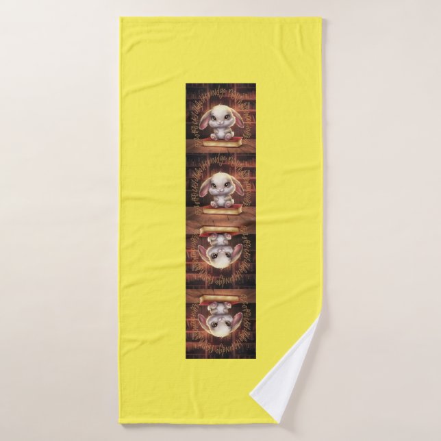 Pascua del conejo de aprendizaje (Toalla de baño)