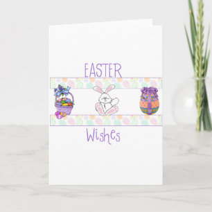 Pascua desea tarjetas de nota