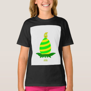 Pascua Desearía a los Chicas Camiseta Black Basic