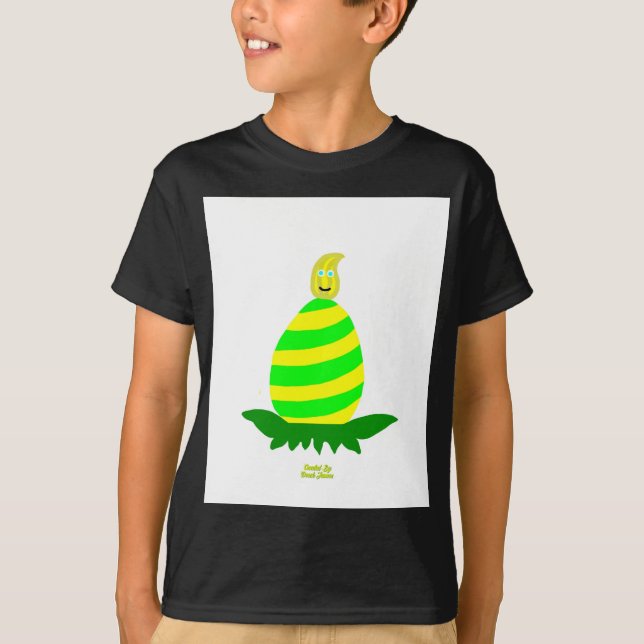 Pascua Desearía A Los Niños Camiseta Básica Negra (Anverso)