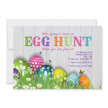 Pascua en la invitación del jardín