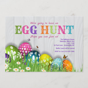 Pascua en la invitación del jardín