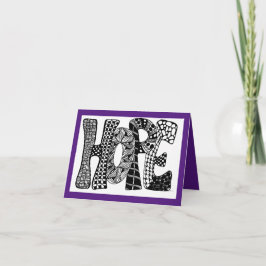 Pascua es la esperanza tarjeta de felicitación ple